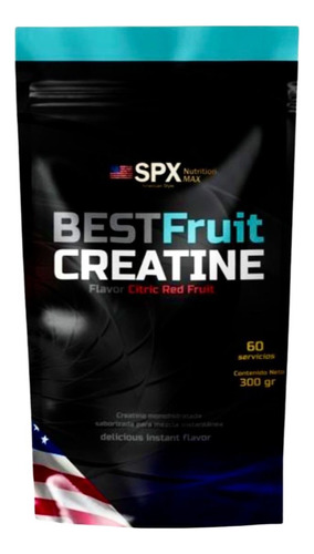 Suplemento en polvo SPX Nutrition Max  Creatina Micronizada sabor citric red fruit en pote de 300g