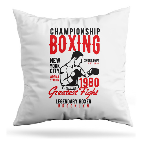 Cojin Deco Boxing (d1569 Boleto.store)
