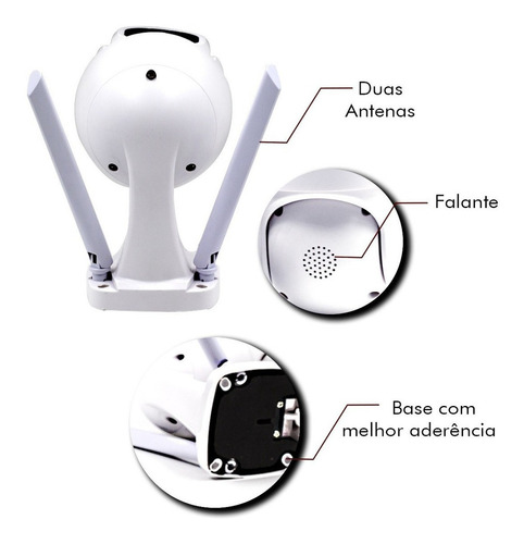 Imagen 6 de 9 de Cámara Domo Velocidad Ip Wifi Externa Icsee Ptz Full Hd 5 Mp
