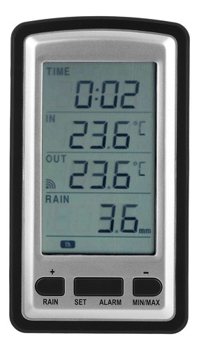Medidor De Chuva Digital Sem Fio, Registrador De Temperatura