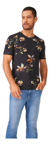 Camiseta Flores Masculina Acostamento