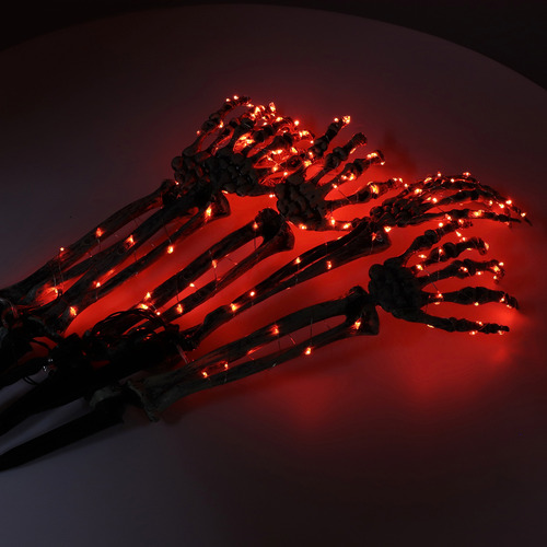 Estacas Led 5 En 1 De Plástico Skeleton Arm