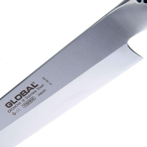 Imagen 3 de 3 de Cuchillo Yanagi Sashimi Zurdo 25cm Global G-11lt Japones Vlc