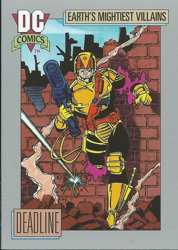 Barajita Deadline Dc Comics 1991 #90 Mightiest Villains