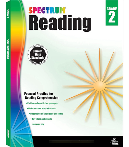 Libro: Spectrum 2nd Grade Reading Comprehension Workbooks,