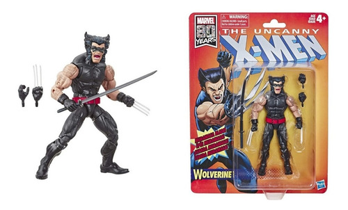 Figura Muñeco Set Marvel X Men Wolverine Juguete Retro