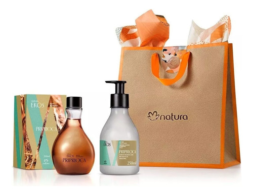 Kit Natura Ekos Priprioca Colônia + Hidratante 