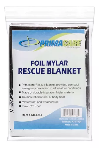 Manta Térmica Supervivencia Impermeable Emergencia Mylar B4u