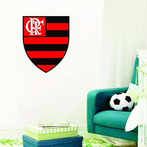 Adesivo Decoração Parede Sala Quarto Tam.g Time Flamengo