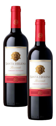 Kit 2 Vinho Santa Helena Cabernet Sauvignon Reservado 750ml