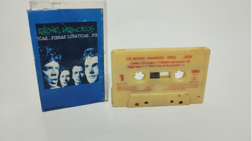 Ratones Paranoicos  Fieras Lunaticas Cassette Rock Argentino