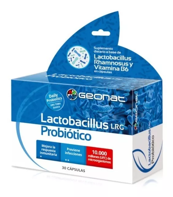 Lactobacillus Lrg. Promo 15 % Off. 30 Comp. Probióticos