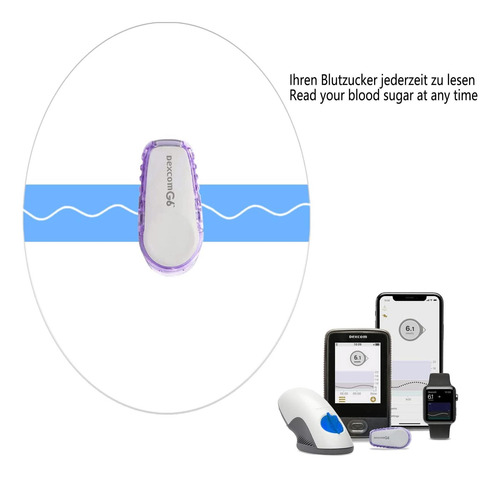 Parches Adhesivos Dexcom G6, 55 Pegatinas Adhesivas