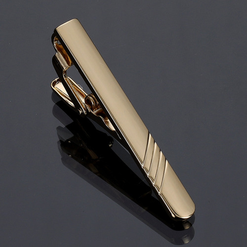 Simple Short Tie Clip Men's Fashion Accessories Copper