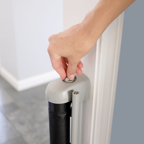 Puerta Seguridad Retráctil Para Bebe O Mascota Summer Color Negro