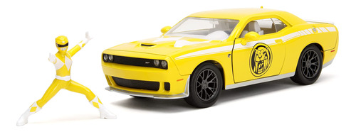 Power Rangers 1:24 2015 Dodge Challenger Srt Hellcat - Auto