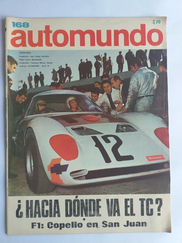 Revista Automundo Nro. 168 - Julio 1968 *