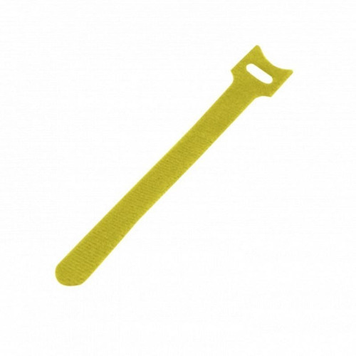 Amarra Cable Velcro Pack 10 Unid 15cm Amarillo