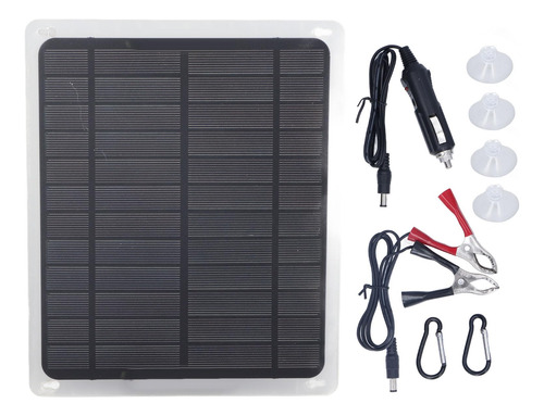 Panel Solar Coche 20 W 12 V Cargador Bateria Portatil Placa