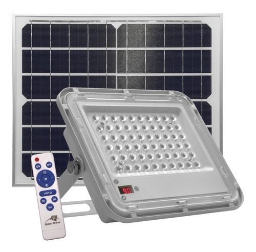 Reflector Solar 78 Led 100w Solarshine Luz Exterior Panel