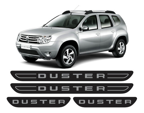 Adesivo Soleira Porta Renault Duster 4und 2012 A 2020 Sol1