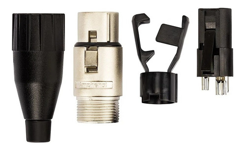 Cabo De Microfone P10 Mono Para Xlr Fêmea Amphenol 5 Metros