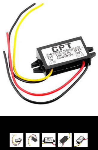 Convertidor De Voltaje Corriente 12vdc A 5vdc 3a 15w 10pcs.