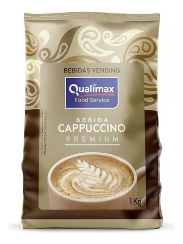 Bebida Cappuccino Qualimax Tradicional 1kg  Máquinas Vending