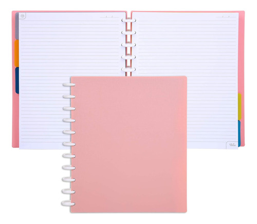 Discbound Notebooks, Planner,  Izable, (salmon, Letter ...