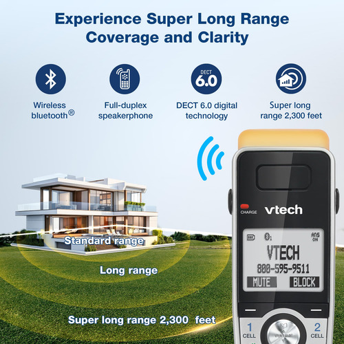 Teléfono Inalámbrico Vtech Is8151 Super Long Range Dect 6.0