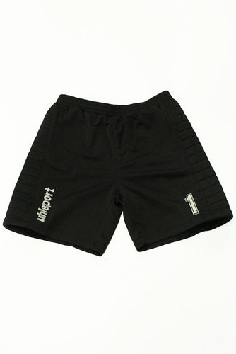 Short Arquero Uhlsport Con Protección Acolchado Negro N° 1