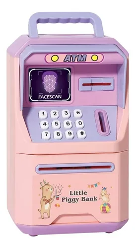 Alcancia Automatica Electronica Cajero Caja Fuerte Para Ni o