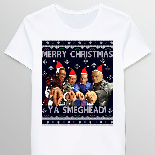 Remera Red Dwarf Merry Christmas Ya Smeghead 56867784