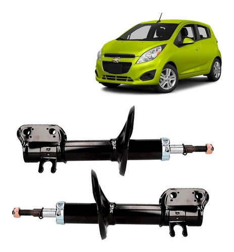 Par Amortiguadores Delanteros Para Chevrolet Spark 2006 2017