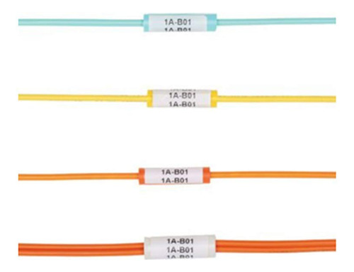 Funda Identificacion Para Cable Fibra 0.118 In Pvc Flexible