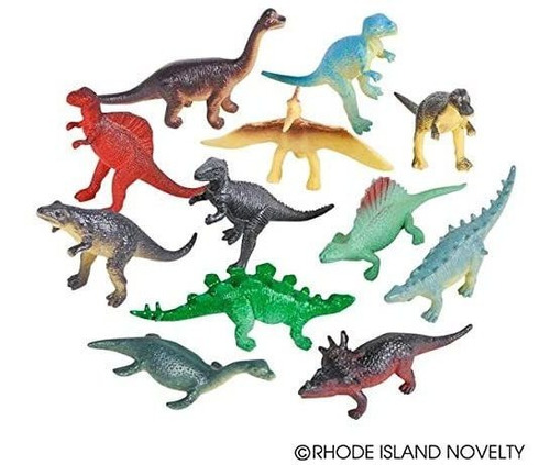 Docena De Pequeños Dinosaurios De Juguete: 2.5 Pulgadas De 