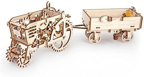 Ugears Bundle 2 en 1 tractor + Remolque Mecánico Regalo .