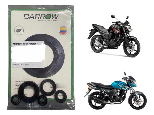 Juego Retenes De Motor Darrow Para Yamaha Fz16 Szr16
