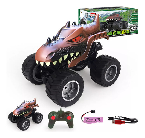 Juguete Infantil De Coche Con Control Remoto De Dinosaurios