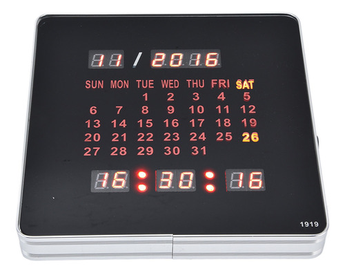 Calendario De Pared Digital Reloj De Moda Apagado Memoria Le