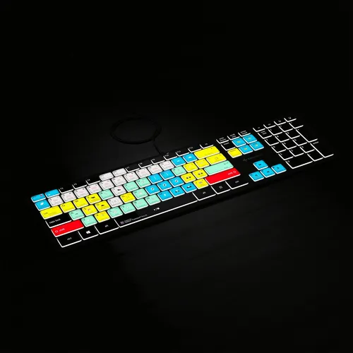 Teclado Retroiluminado Editors Keys Para Adobe Premiere Pro
