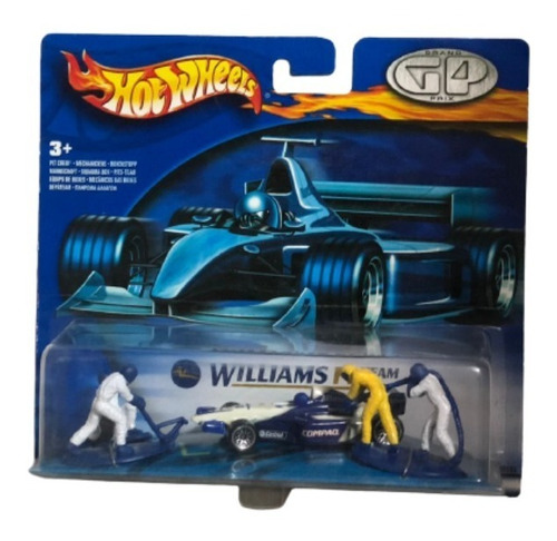 Hot Wheels Racing Grand Prix Williams F1 Con Pit Crew