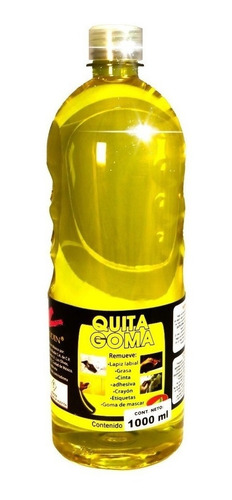 Quita Goma Removedor D/etiquetas Poder Cítrico 1000 Ml Rodin