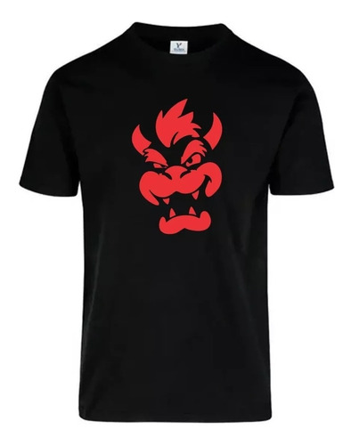 Playera Moda Bowser Kuppa Comoda Super Casual Mario Bros