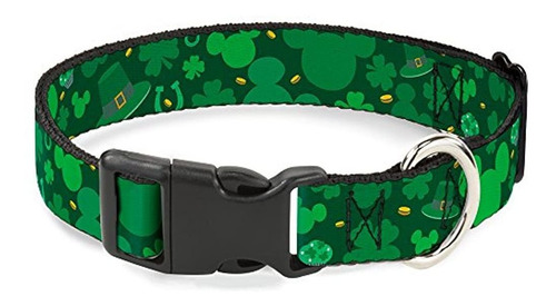 Buckledown St Patricks Day Mickey Collage Greens Collar De C