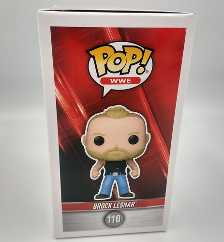 Funko Pop #110, Brock Lesnar + Protector Transparente.