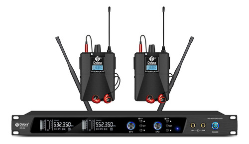 D Debra Audio Pro Er-202 Uhf Sistema De Monitor Inalambrico