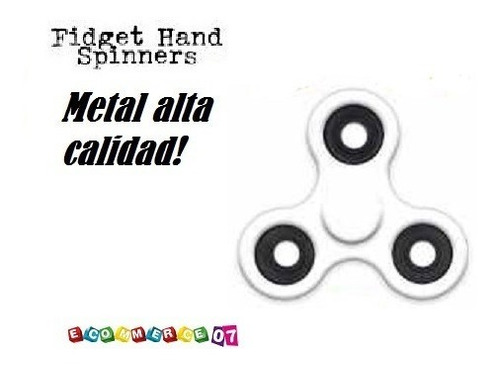 Spinner - Hand Spinner Finger Blanco - Alta Calidad Metal