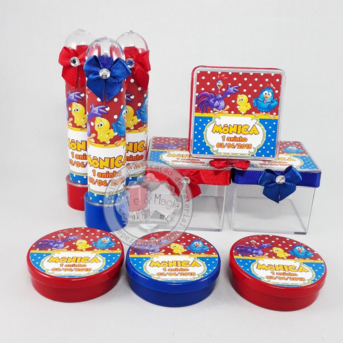 Imagem 2 de 3 de Kit Lembrancinhas Personalizadas Galinha Pintadinha