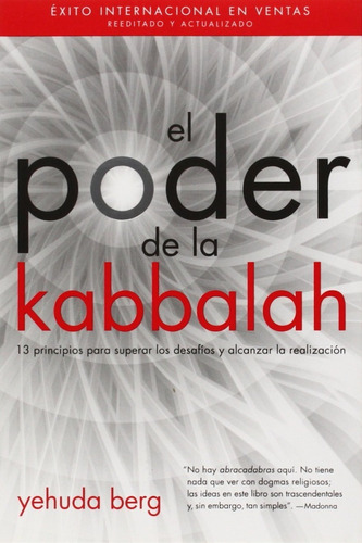 Libro El Poder De La Kabbalah Yehuda Berg 13 Principios